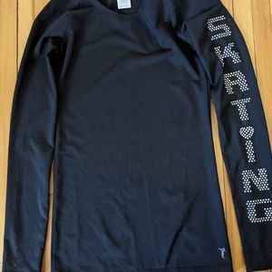 Élite expression figure skating long sleeve top